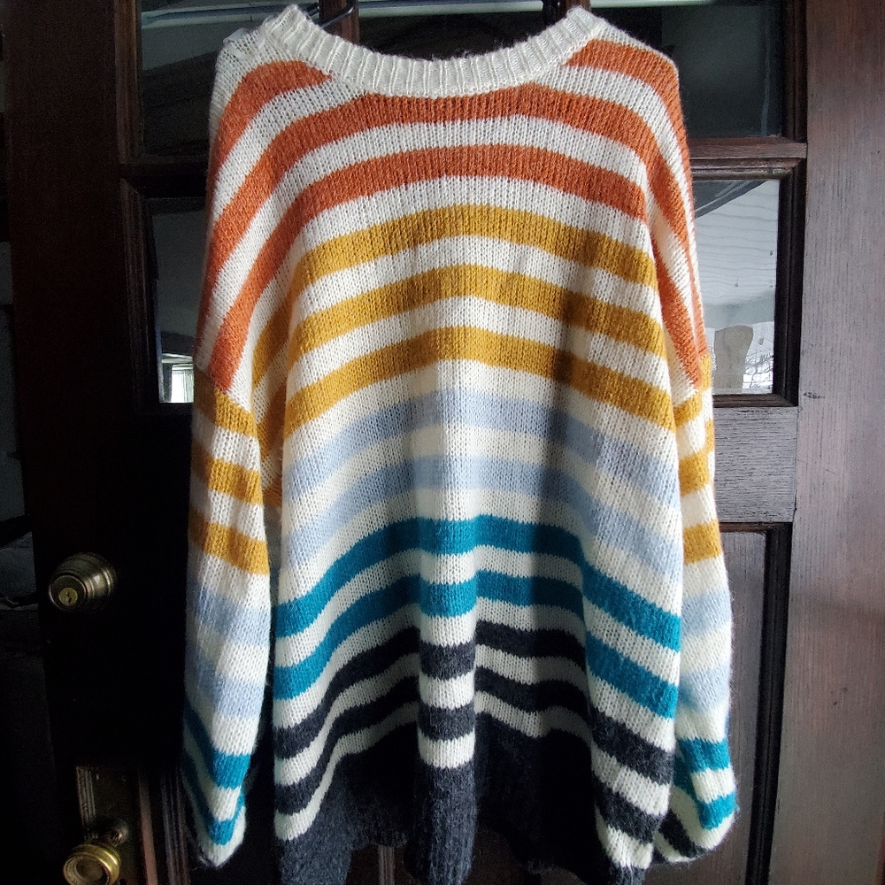 Multi Color Stripe Sweater